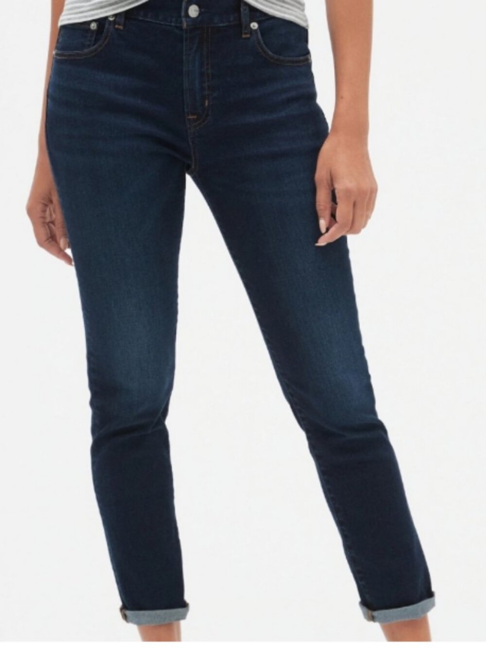 GAP Best Girlfriend Dark Blue Jeans Plus Size 33 #2616